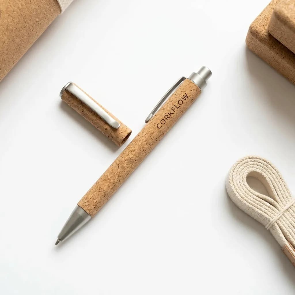 Stylo en liège naturel Corkflow — éco-responsable